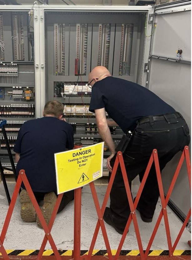 BMS commissioning on site